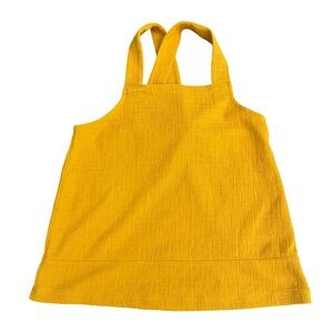 Madewell Cross Back Apron Tank Amber Honey